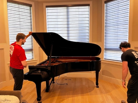 piano in easy moving